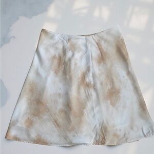 Frank & Oak Cream/Pink Skirt